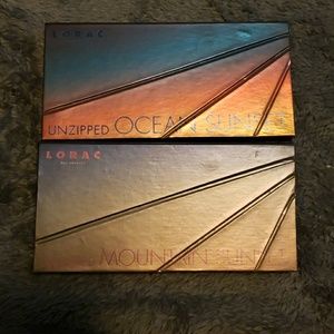 2 LORAC Unzipped Ocean and Mountain Sunset palette